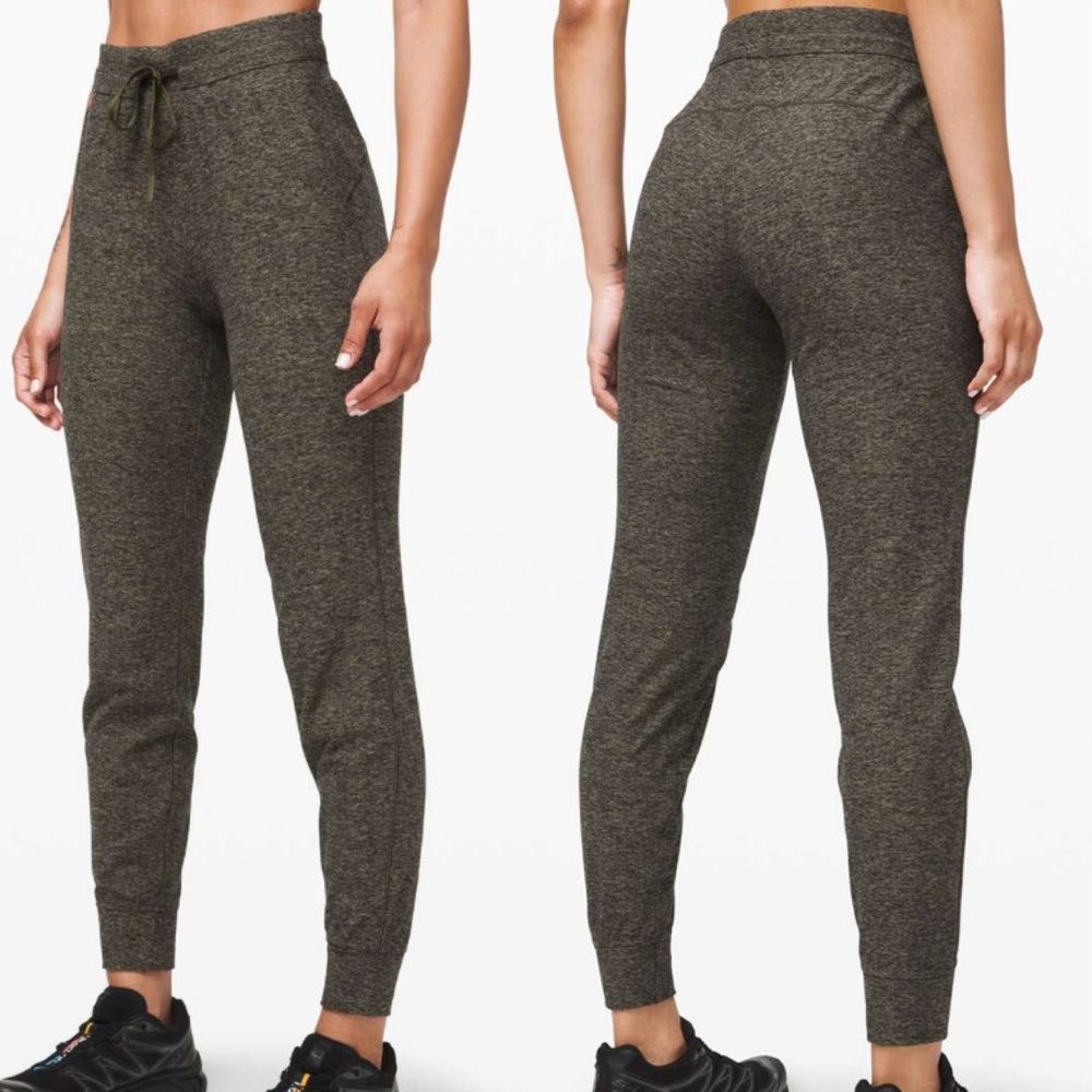 Lululemon Ready To Rulu Pant Jogger 29" Heathered Utilitarian Black Green 2